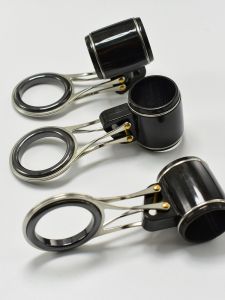 Stainless Steel Fishing Rod Anchor Ring Foldable Long Casting Line Ring Fisherman DIY Modification Accessories Outdoor Camping Travel Gear