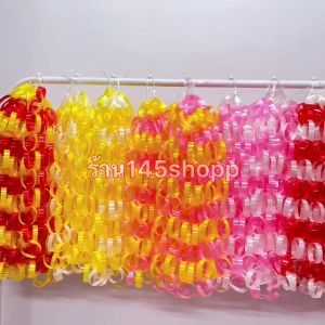 พวงมาลัยริบบิ้น พวงเล็ก สลับสี (เลือกสีได้) พวงมาลัยคล้องคอ พวงมาลัยนักร้อง หมอลำ รำวง ปัจฉิม