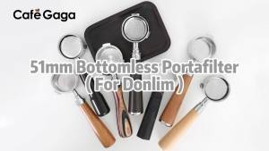 51mm Coffee Bottomless Portafilter For Homix H11 Oster Cecotec Hibrew With Filter Basket Espresso Machine Accessory Barista Tool