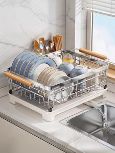 youqin | Dish Drain Storage Rack 304 Stainless Steel