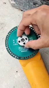 Đĩa cắt phủ kim cương đa năng 6 trong 1 màu xanh lá phủ bóng hàng cao cấp Mei Er Dun