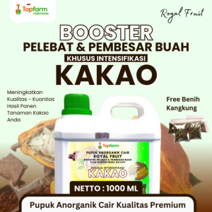 Pupuk Kakao Terbaik / Pupuk Kakao Topfarm / Pupuk Pembesar Buah Kakao / Pupuk Tanaman Kakao Cepat Berbuah / Pupuk Penyubur Pohon Kakao / Booster Pelebat Buah Kakao / Obat Buah Kakao Lebat