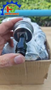 Đồng Hồ Đo Áp Lực Chân Ren 16mm. Dùng thay thế cho máy rửa xe mini - phụ kiện máy rửa xe cao áp