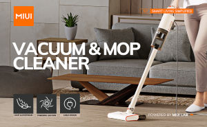 MIUI Vacuum Cleaner Easy Conversion 180° Swivel Brush Detachable Water Tank Lightweight Multi-Attachment