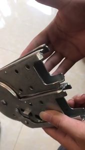 Folding Ladder Hinge Heavy Duty Step Hinge Telescopic Ladder Joint Connector Lock Switch For Attic Ladder