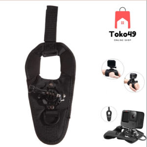 TOKO49 - Glove Style Velcro Wrist Band Strap Xiaomi Yi GoPro Hero Hero L3606