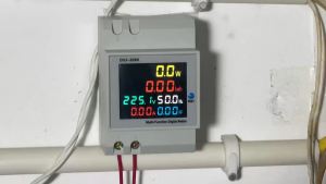 6IN1 Din Rail AC Monitor 110V 220V 380V 100A Voltage Current Power Factor Active KWH Electric Energy Frequency Meter