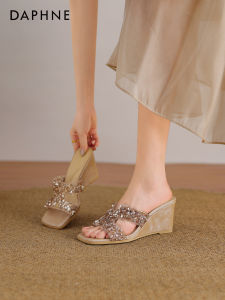 Daphne | High Heel Summer Sandals Slipper 1 Word Design