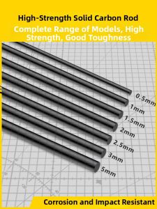 XDRC | High Strength Solid Carbon Fiber Rod