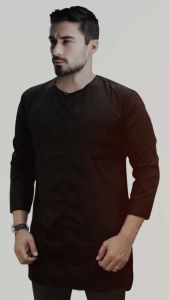 Baju Koko Muslim Pria Polos | Kurta Pria Kekinian Kancing Depan Kecil
