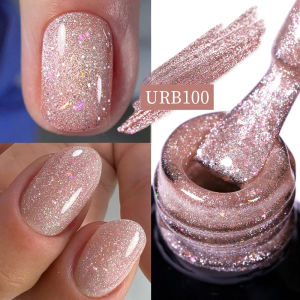 UR SUGAR 7ml Sparkling Flakes Glitter Rubber Base Gel Cat Effect Hybrid Nail Gel Polish Semi-permanent Varnish Nail Art