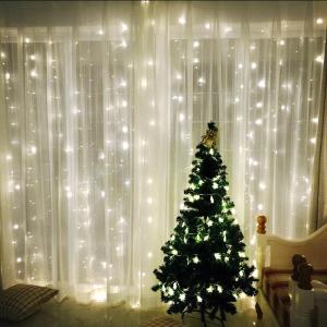 Holiday Christmas and New Year Decorative 3*3 Ice Strip Light Strips