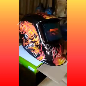 NEW COD TaffGUARD Helm Las Otomatis Full Face Auto Darkening Gelap Terang With Senter LED - MZ224