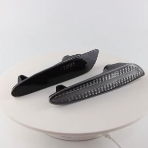 2Pcs Smoked Lens Front Bumper Side Marker Lights Cover Shell No bulb For 2003-2006 Mercedes W211 E-Class OEM# 2118200121