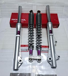 As Shock Depan plus tabung+ShockBreaker Belakang (KEV) HONDA Supra 100Supra X LamaSupra Fit Lama