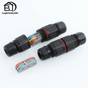 IP68 Cable Waterproof Joint Wire Quick Connection Waterproof Connector 2/3 Pin Solderless LED Lamp Wiring Outdoor Rainproofterminal