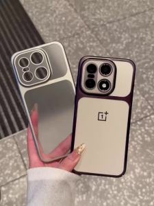 Ultra Thin Plating Frame Frosted Translucent Hard Phone Case For Oneplus 1+ 15 Matte Clear Camera Protect Anti-fall Bumper Cover