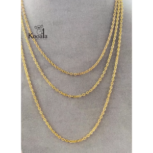 Kalung Titanium New Nuri Fashion Wanita Cantik Elegan Simple Aestethic Kekinian