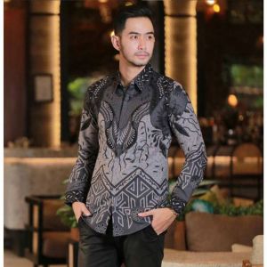 KEMEJA BATIK PRIA LENGAN PANJANG SIZE M L XL XXL NEW ARRIVAL ELEGEN BANGET DIPAKAI
