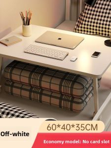 Foldable Bedside Small Computer Desk Modern Minimalist Style Dormitory Top Bunk Student Study Table Home Bedroom Window Lazy Desk