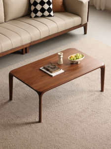 YAMOO | Scandinavian Style Solid Wood Rectangular Mortise and Tenon Coffee Table