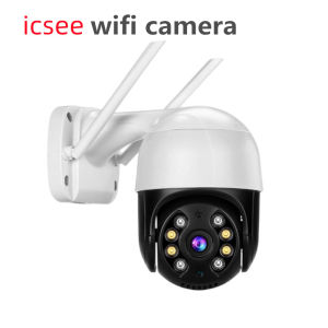 ICSEE Wireless PTZ Camera HD 3MP/5MP Color Night Vision Wifi IP Camera Outdoor Ai Auto Tracking CCTV Surveillance IPC