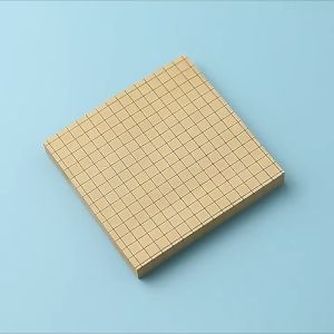 Sticky Notepad 80 Sheets Memo Pad Lined Grid & Blank Memo Pad (7.5cm x 7.5cm) for Notes Planner Checklist & OfficeUse