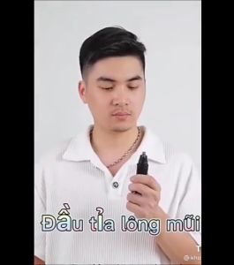 Máy cắt lông mũi cạo râu cao cấp cắt tỉa lông mũi và cạo râu sau 1 đường cắt thời lượng pin lên tới 90 ngày bảo hành 2 năm