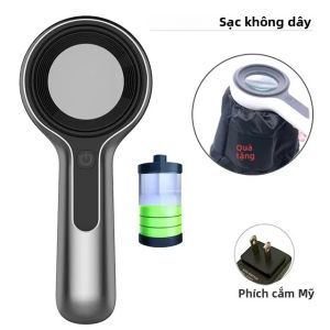 Đèn Phân Tích Da Woods Mới Đèn Phóng Đại UV Dụng Cụ Kiểm Tra Da Mặt Chuyên Nghiệp Máy Phát Hiện Bệnh Bạch Biến Đèn Wood Chuyên Nghiệp