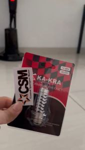 LAMPU LED DEPAN MOTOR KA-KRA H6 LS2 LASER LED HI LOW AC DC DOUBLE COLOR WHITE YELLOW + LAMPU SENJA BIRU