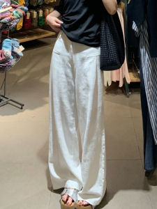 LANMENGYA | High Waist Slimming Vintage Style Linen Pants