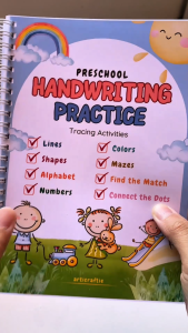 Preschool Handwriting Practice - 80 pages of Tracing Activities