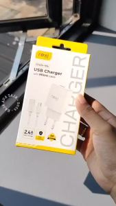 Charger Micro USB 24A 12Watt Safe Charging Casan Carger Carjer Handphone Android Mikro Android Murah Rexi CH24-MS