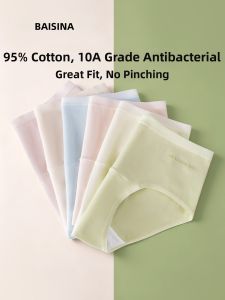 Baisina | Antibacterial High-Quality Cotton Girls Underwear Big Size
