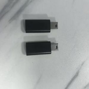 1/2pcs USB C to Mini USB Adapter Type-C Female to Mini USB Male Converter for GoPro Hero 3+ MP3 Dash Cam Camera Black
