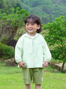 CUTEPANDAS | Áo Khoác Bảo Vệ Chống Nắng Có Cổ Đeo Cho Bé