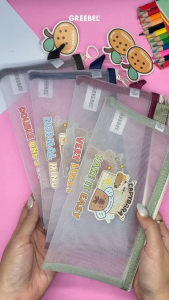 GREEBEL Tempat Pensil Capybara / Kotak Pensil (PB-82003) / Transparent Pouch / Zipper Bag