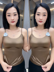 Silk Satin Surface Vest 2024: A New Autumn Fashion Must-Have