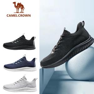 CAMEL CROWN Mens Running Shoes | Lightweight Breathable Jogging Sneakers Non-Slip Travel Walking Shoes Comfortable Cushioning Sports Shoes for Outdoor and Daily Wear