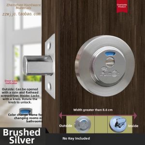 ZUOLEJIA | Occupancy Indicator Lock for Public Restroom No Key Required