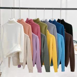 Northeast Harbin Female Fleece-lined Thermal Turtleneck Sweater Snow Township Changbai Mountain Tourism Equipment Thickened Sweater Base