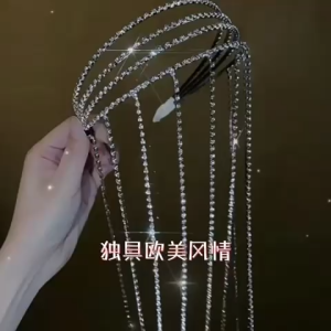 Diamond Tassel Multi-layer headband(ready stock)