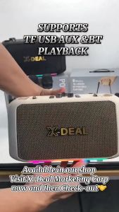 M119 X-DEALbluetooth speaker wireless dual microphone KTV subwoofer home portable karaoke RGB portable audio