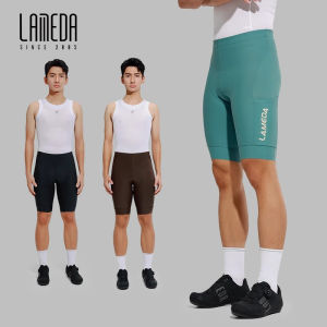 LAMEDA New Professional Cycling Bib Shorts: Men's Summer UPF50+ Sun Protection & High Waist