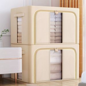 AMU·PIGGY | Folding Large Capacity Clothes and Blankets Storage Box