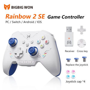 BIGBIG WONs brand-new Rainbow 2 SE wireless Bluetooth Hall Trigger game controller suitable for PC/Switch/ANDROID/IOS