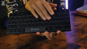 🚀ส่งเร็ว🚀 NUBWO NK-40 RUBBER DOME KEYBOARD คีย์บอร์ด เล่นเกม ขนาดพกพา KEYBOARD USB ตกแต่งไฟสวยงาม ขนาดเล็กและเบา NK40