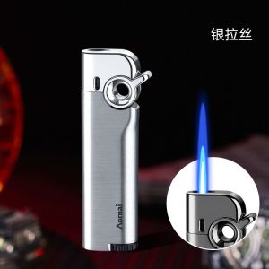 Bật Lửa Hộp Quẹt Khò Tia Xanh Aomai AM-7210 Kim Loại Chống Gió Cực Tốt