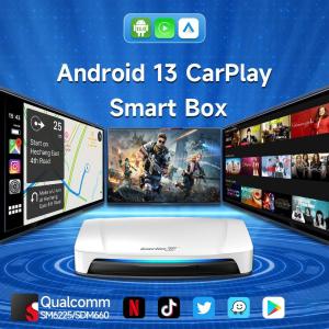 CarlinKit UHD TV Box 8+128G Wireless Carplay Android Auto AI Box SDM660 8-Cores HD Output Video Adapter For Youtube Netflix IPTV