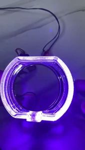 Shroud Projector Biled BMW Klasik 2.5 Inch Angel Eye & Aur Crystal Premium Universal Motor Mobil 1 Pcs